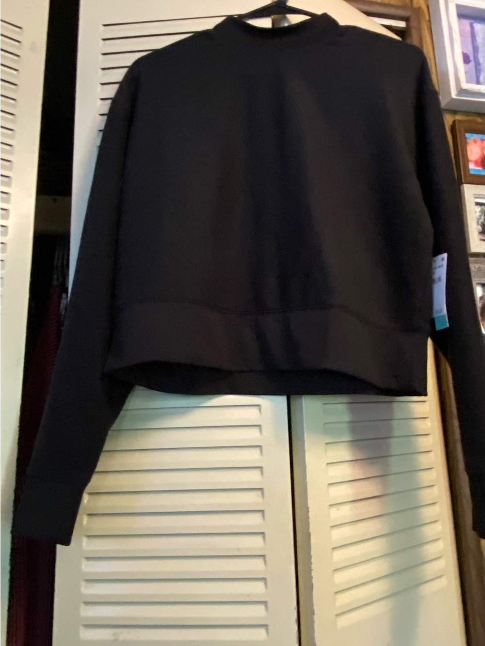 Abound Black Crewneck Lightweight Pullover